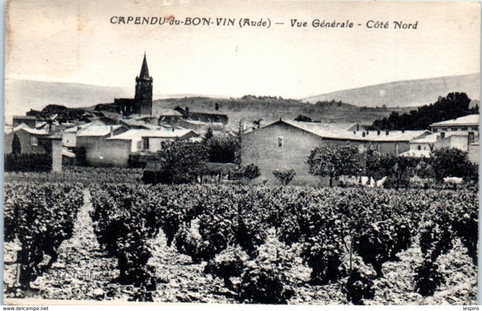 11 - CAPENDU Du BON VIN --  Vue Générale Côté Nord - Capendu