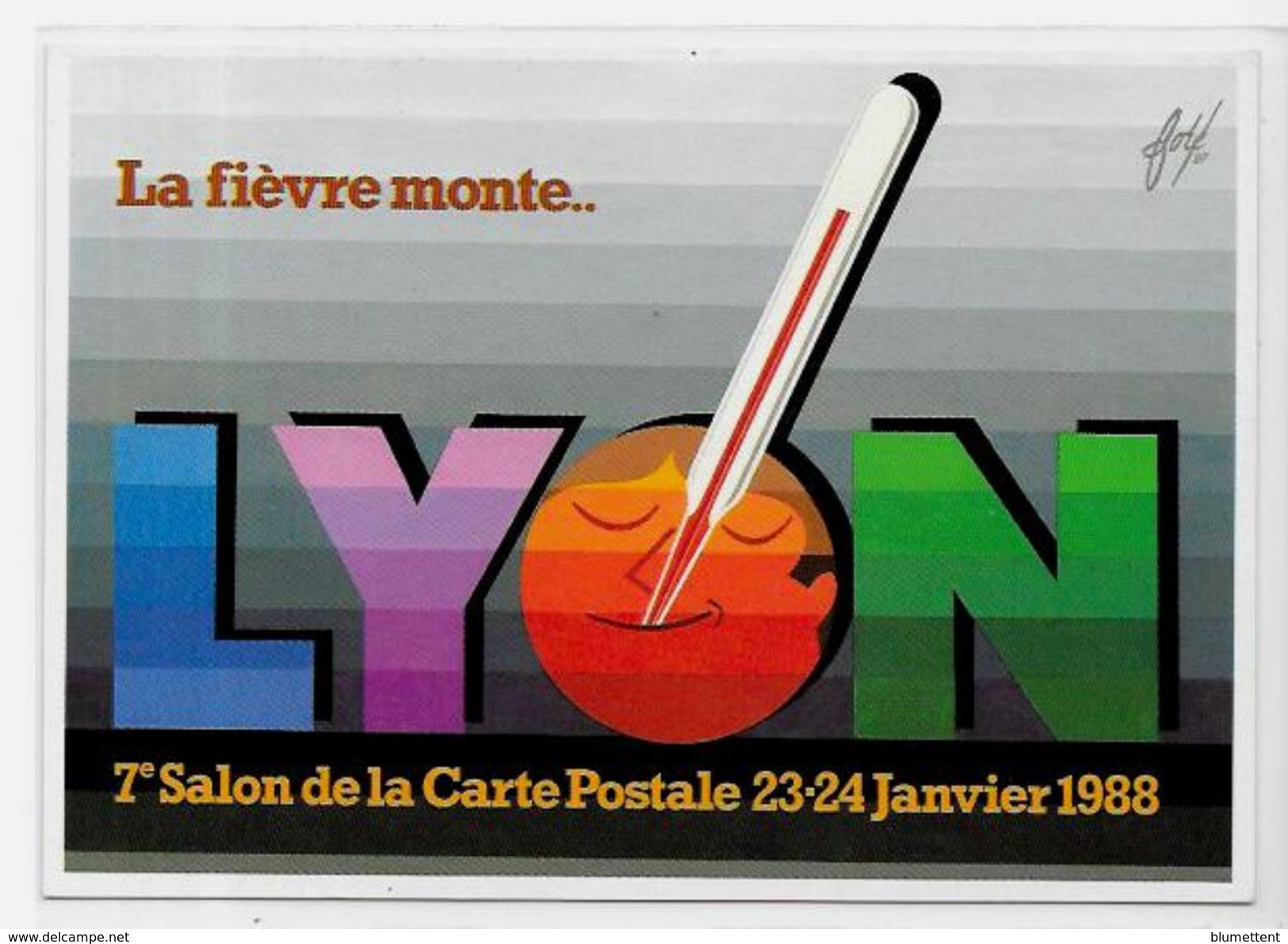 CPM Foré Affiche Affichiste Non Circulé Lyon Salon Carte Postale - Fore