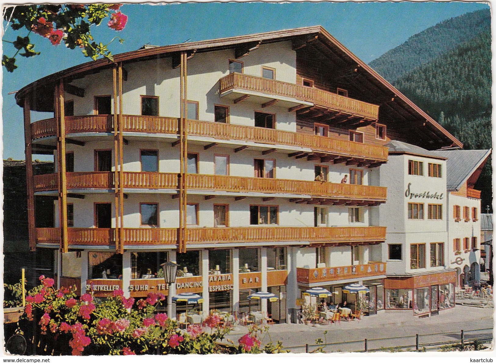 Saalbach - 'Bergers' Sporthotel - Dancing, Sportkeller, Bar Usw. - Saalbach