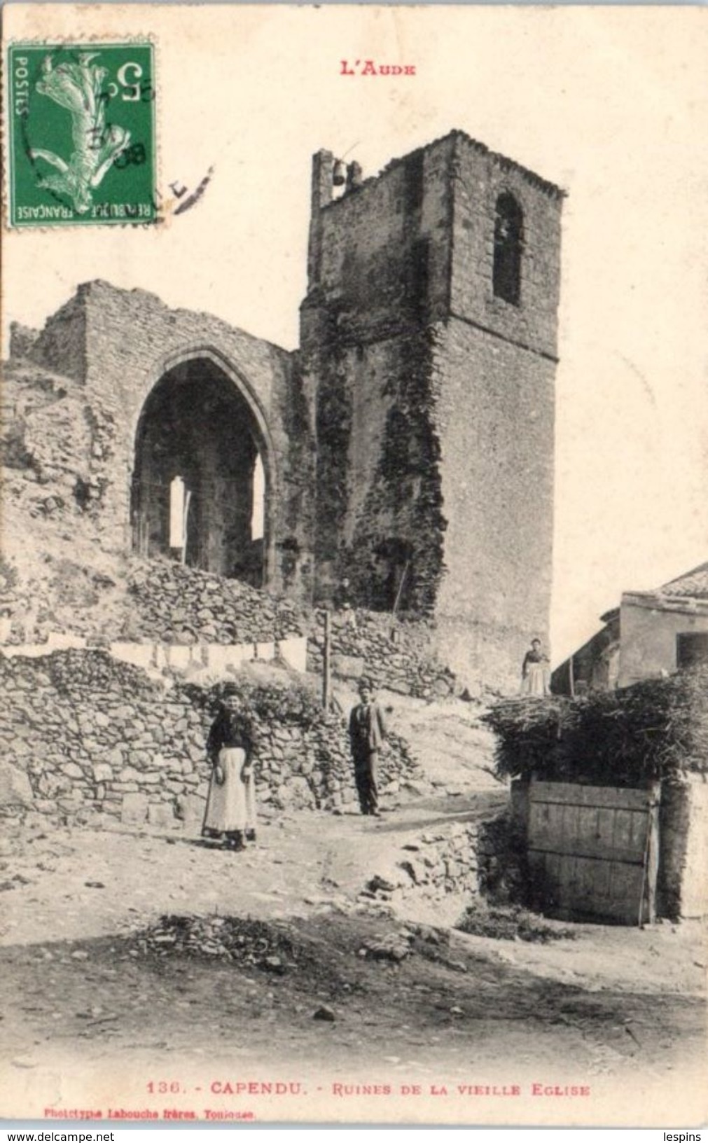 11 - CAPENDU -- Ruines De La Vieille Eglise - Capendu