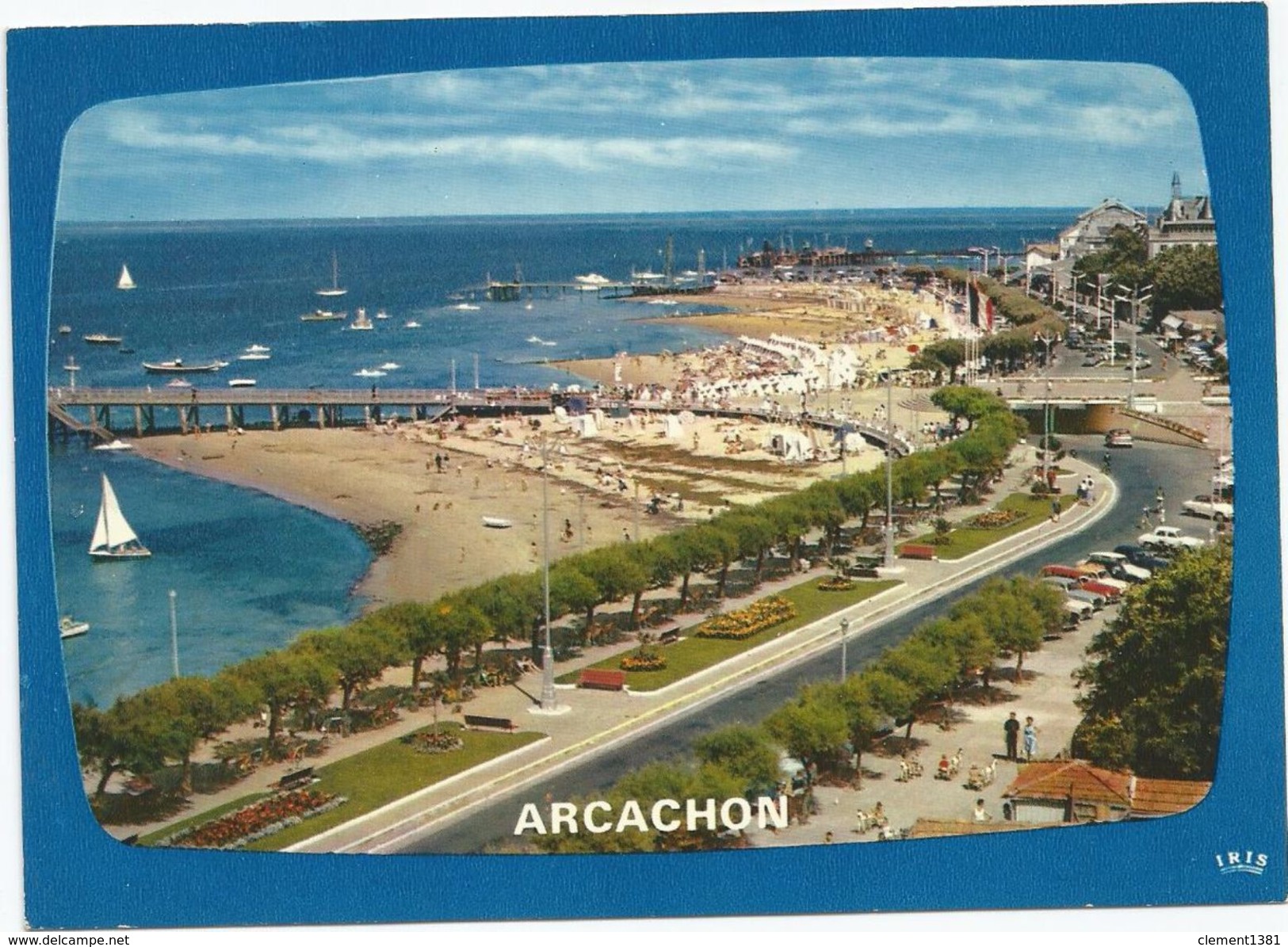 Bassin D'arcachon Vue Generale De La Plage Les Jetees - Arcachon