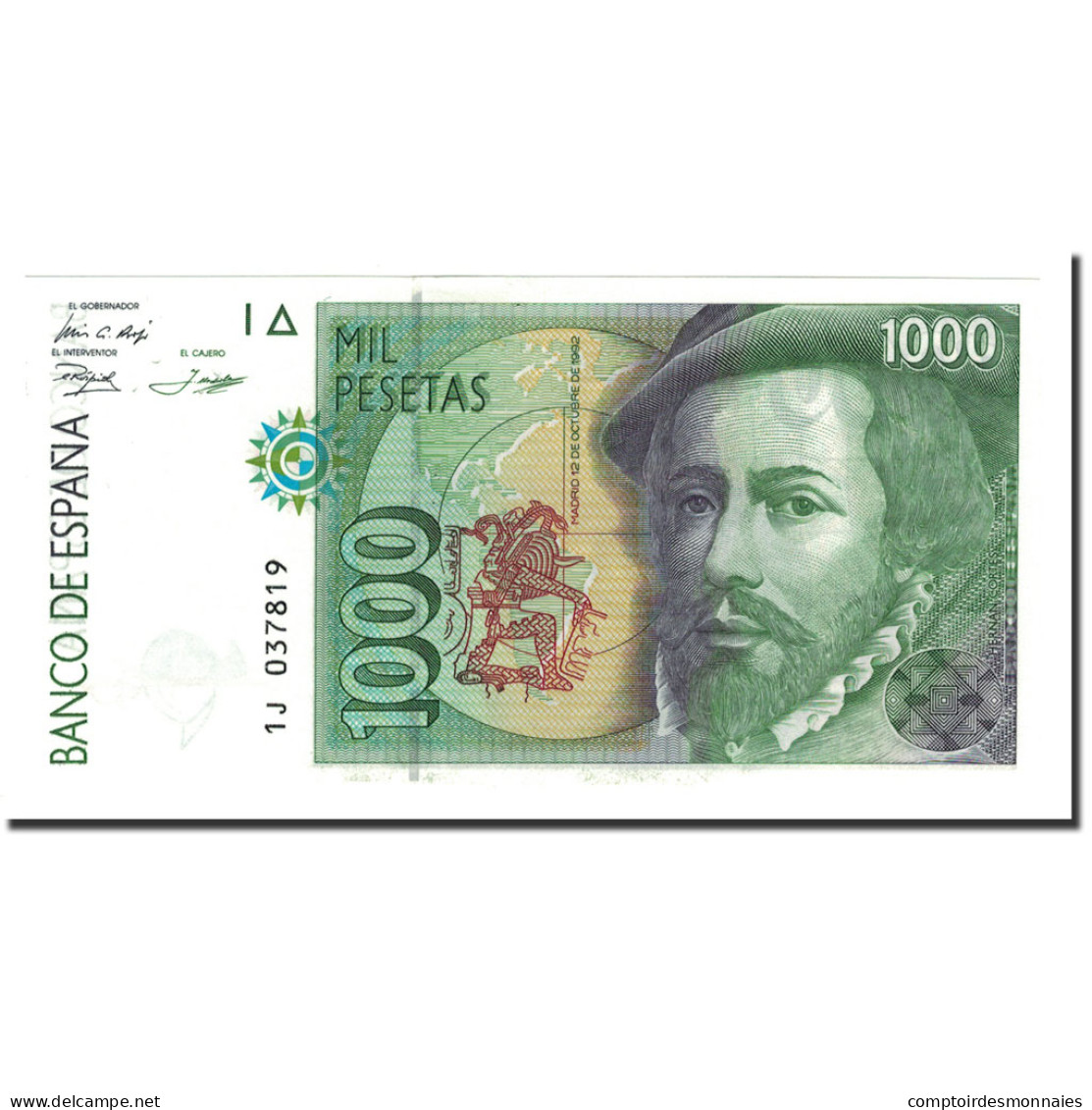 Billet, Espagne, 1000 Pesetas, 1996, 1992-10-12, KM:163, SPL - [ 4] 1975-…: Juan Carlos I.