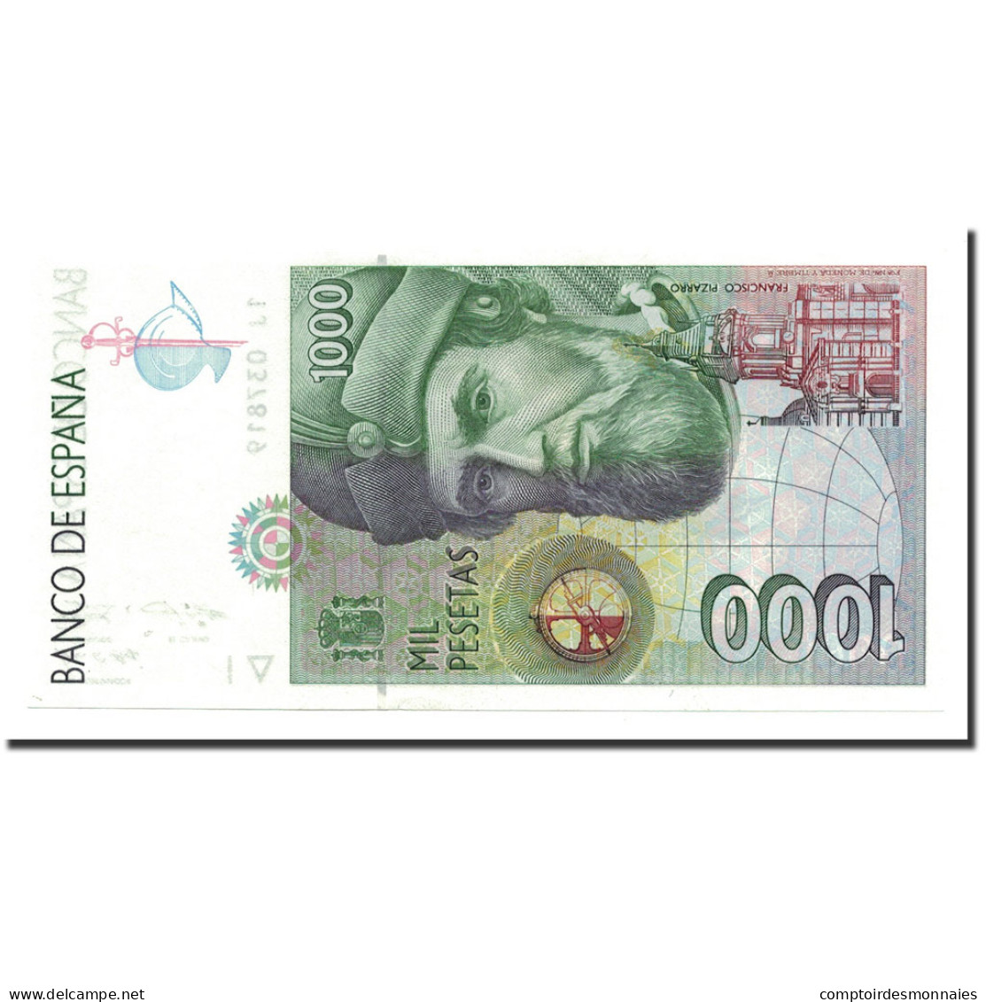 Billet, Espagne, 1000 Pesetas, 1996, 1992-10-12, KM:163, SPL - [ 4] 1975-… : Juan Carlos I