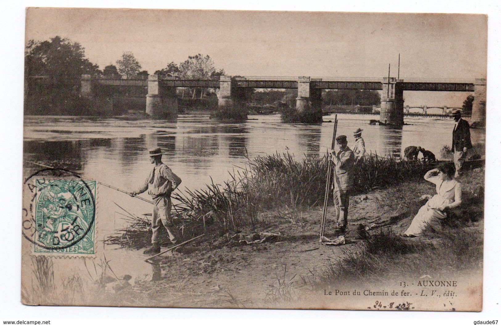 AUXONNE (21) - LE PONT DU CHEMIN DE FER - Auxonne