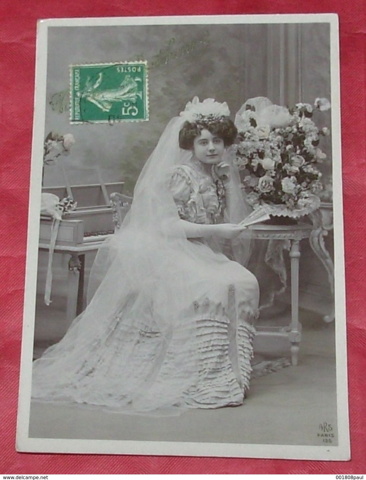 Cartes Postales Fantaisie - Couples - Mariages - Robe De Marier - Unions - Noces - Femmes - Portrait ---------- 426 - Noces