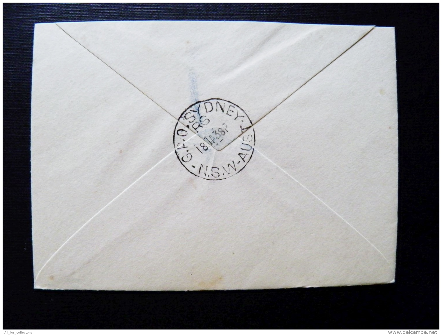 Cover From Nauru 1938 Registered Central Pacific King George VI - Nauru