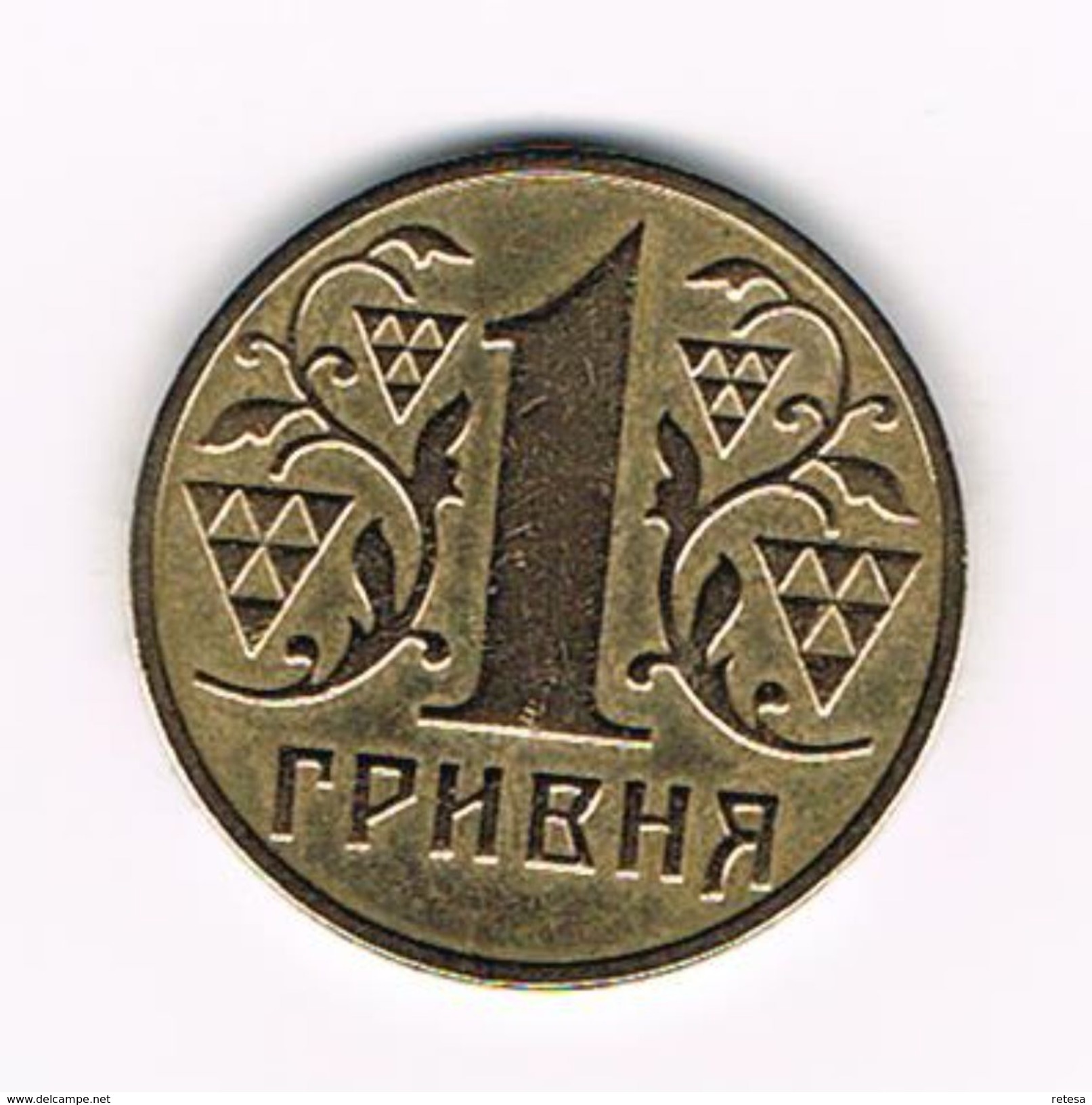 ) OEKRAÏNE  1 HRYVNIA  2002 - Ucrania