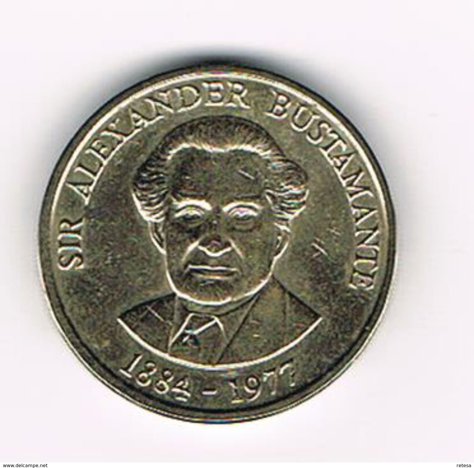 ) JAMAICA  1 DOLLAR  1991 - Jamaica