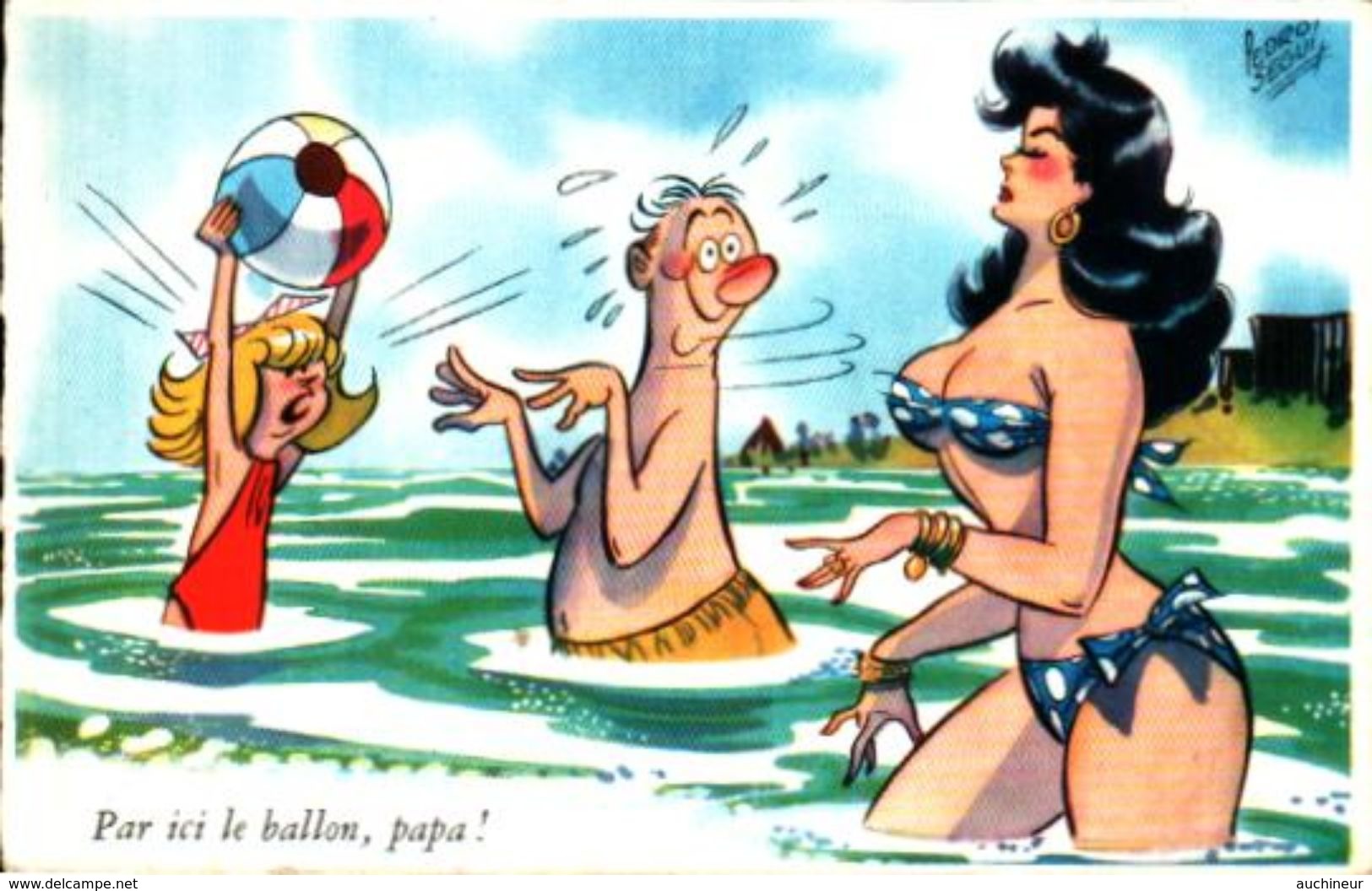 Pedro Segui - Par Ici Le Ballon, Papa (plage Pin-up - Other & Unclassified