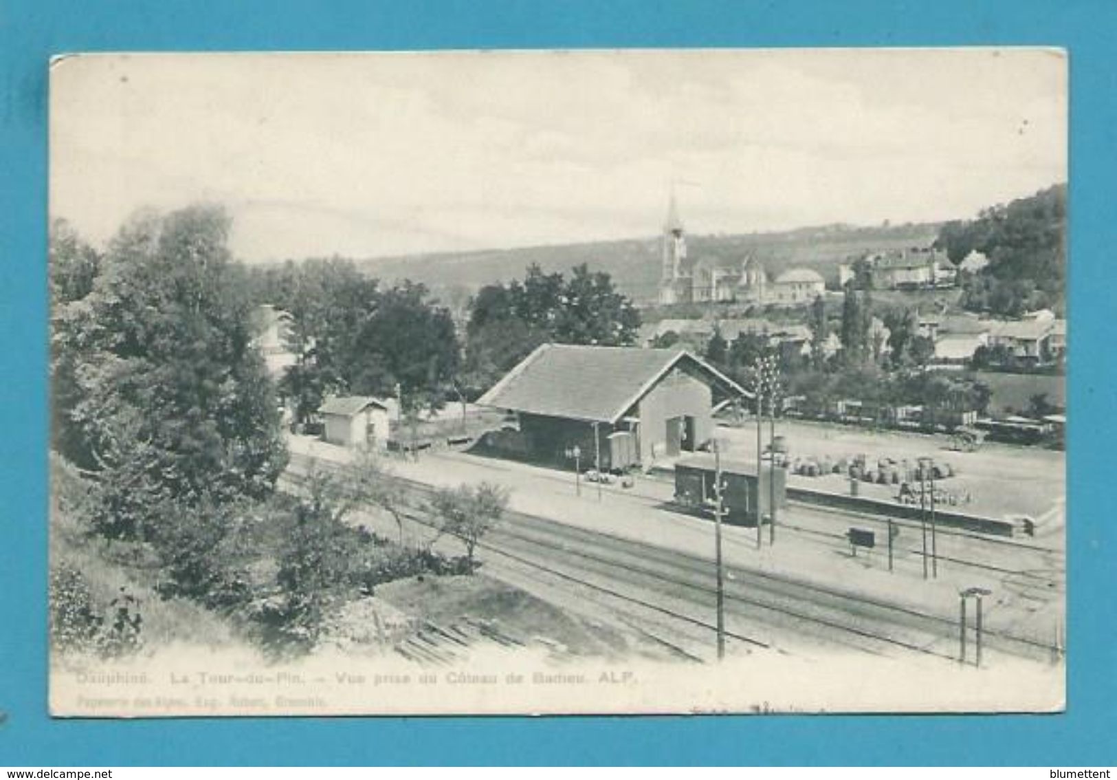 CPA - Chemin De Fer Gare LA TOUR-DU-PIN 38 - La Tour-du-Pin