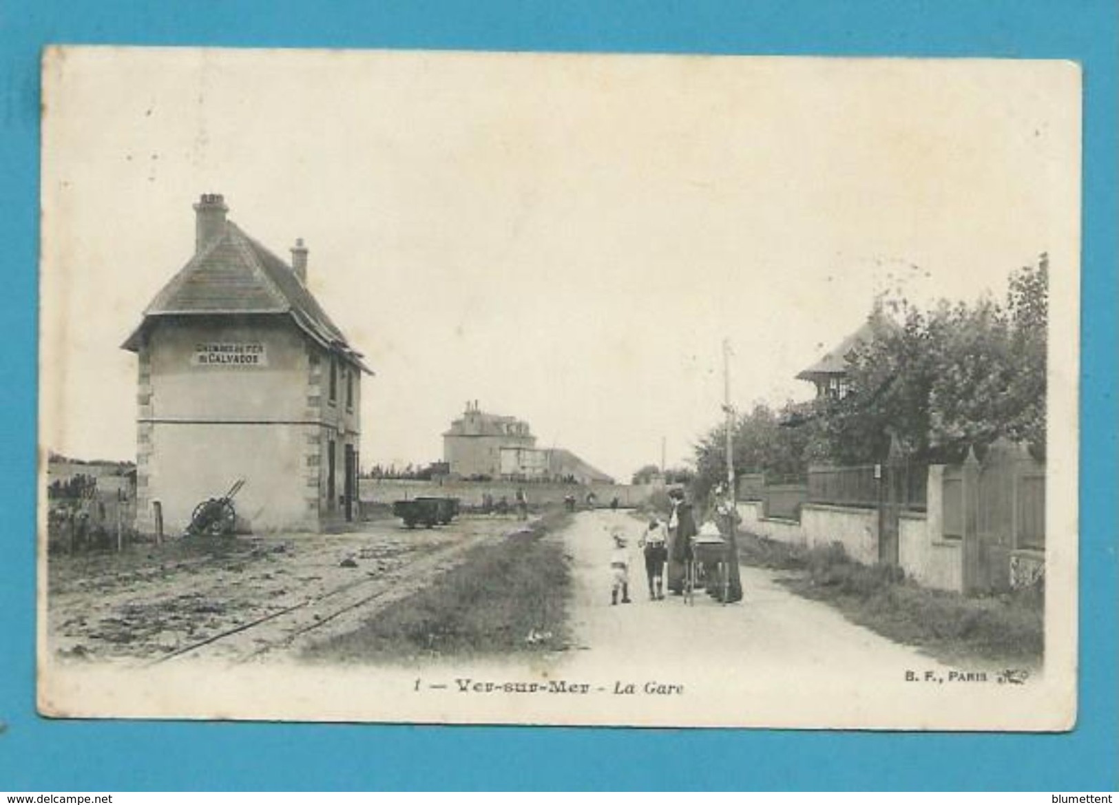 CPA 1 - Chemin De Fer Gare VIC-SUR-MER 14 - Sonstige & Ohne Zuordnung