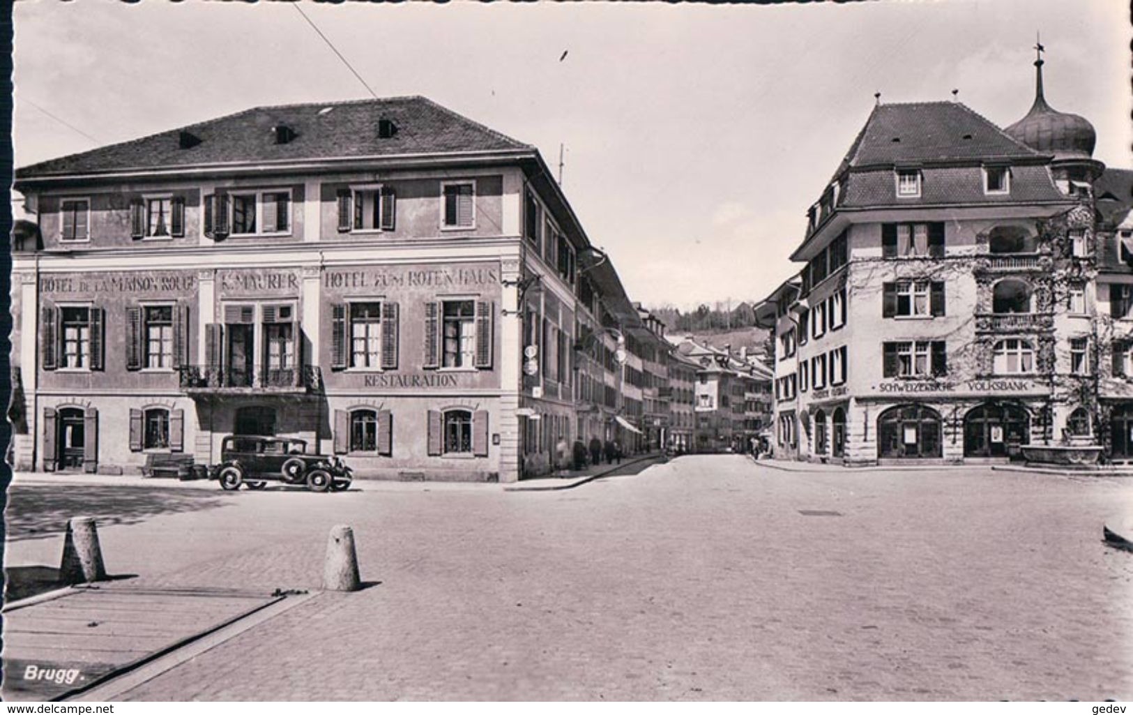 Brugg Hotel Zum Roten Haus, Automobile (2617) - Brugg