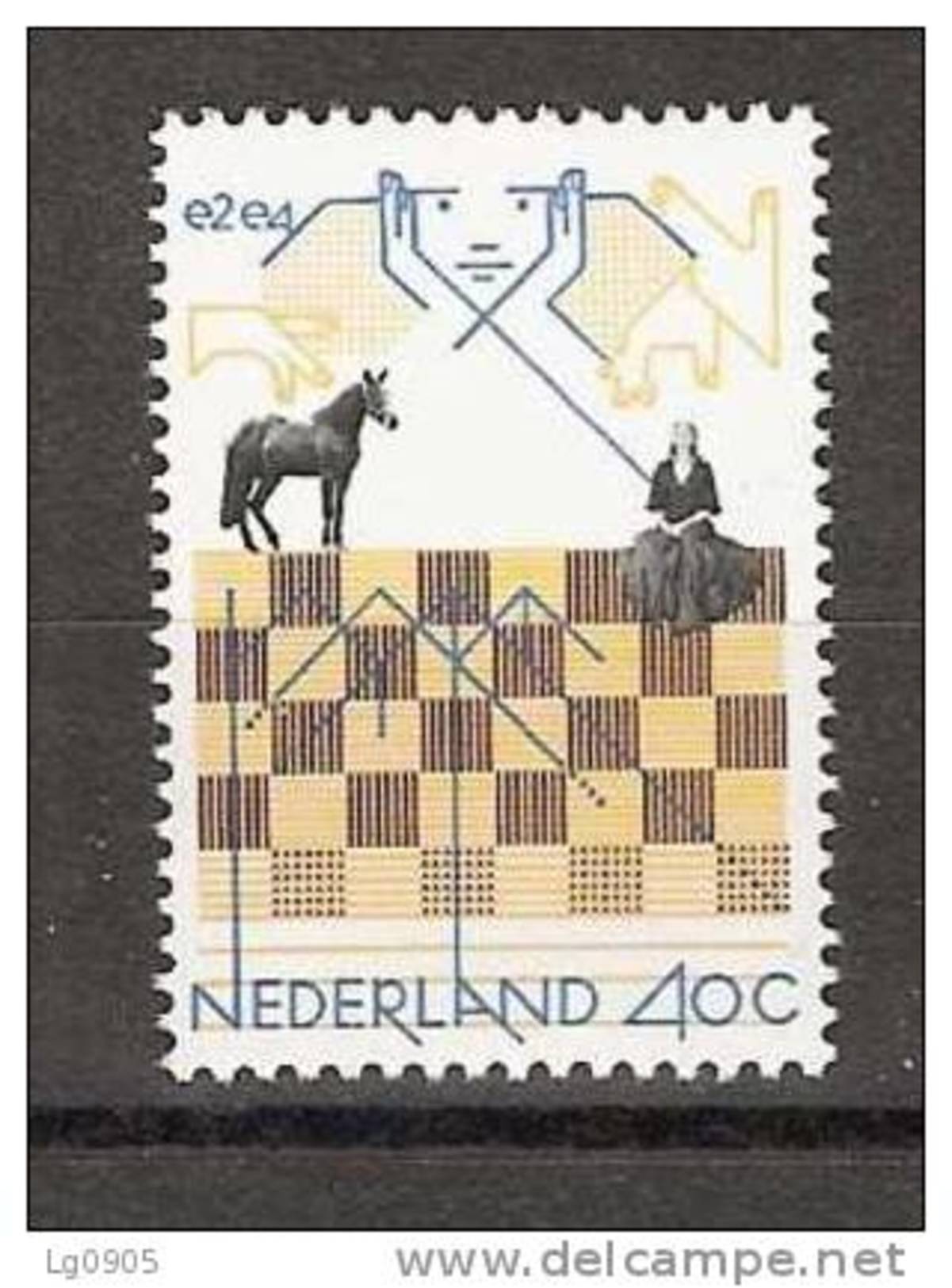 Netherlands Nederland Pays Bas Niederlande Holanda 1159 MNH; Schaken, Play Chess, Jouer Aux Echecs, Jugar De Ajedrez - Chess