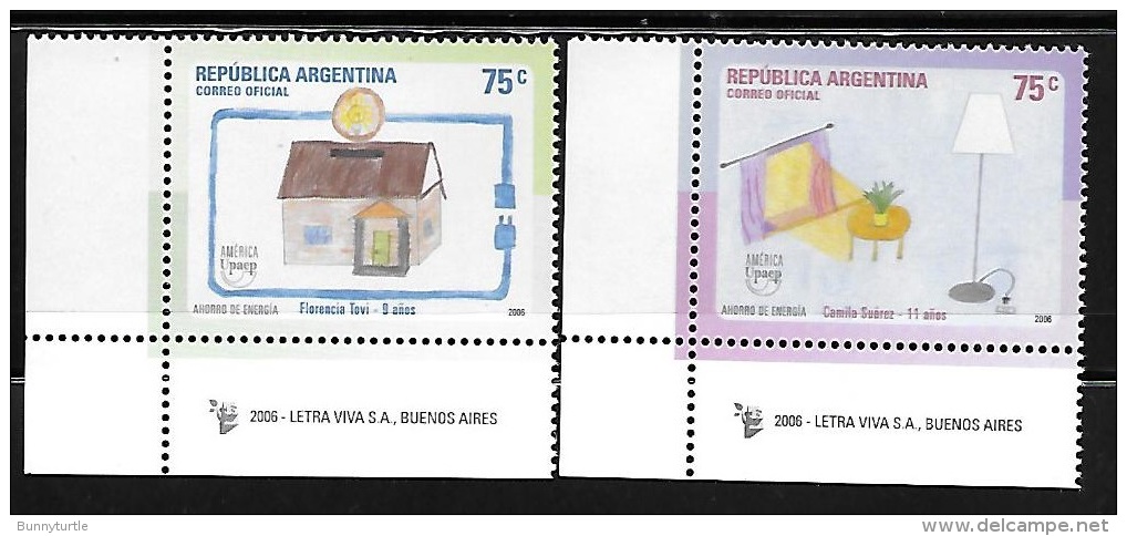 Argentina 2006 Energy Conservation Children's Art Contest MNH - Ungebraucht