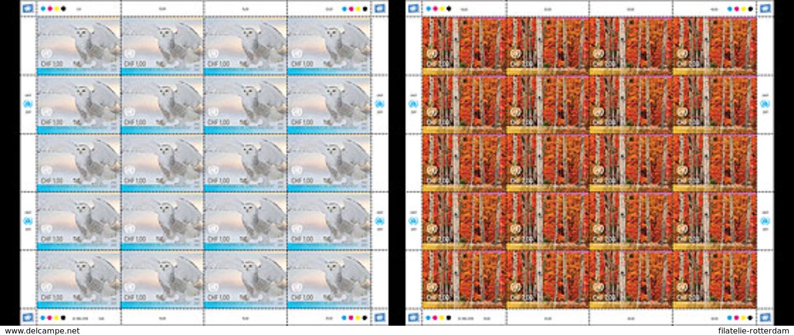 VN / United Nations (Genève) - Postfris / MNH - Sheet World Environment Day 2017 - Unused Stamps