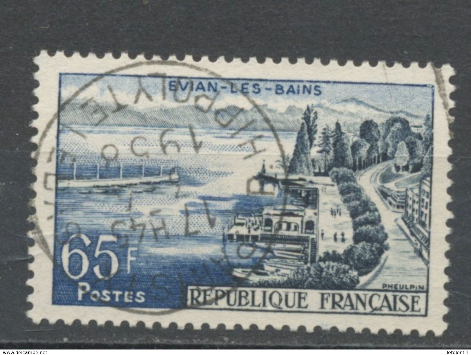 FRANCE - EVIAN - N° Yvert 1131 Belle Obliteration Ronde De "PARIS" De 1958 - Oblitérés