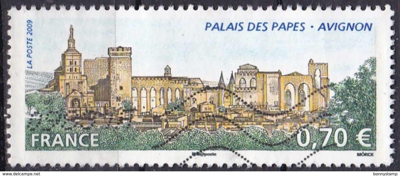 Francia, 2009 - 70c Papal Palace, Avignon - Nr.3618 Usato° - Gebraucht