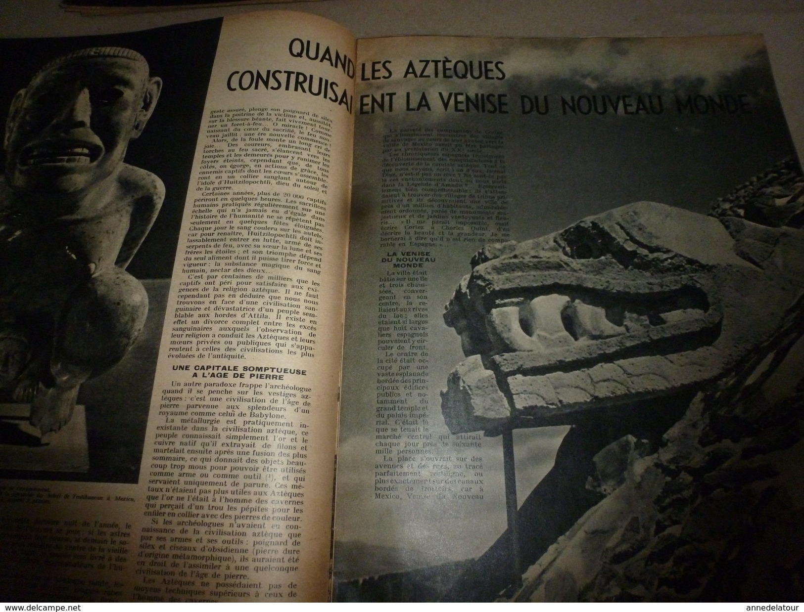 Années 50  SETA : Légende et mystère du GUI ; Les Aztèques ; Turbine révolutionnaire de la Rance; Les PAPILLONS; etc