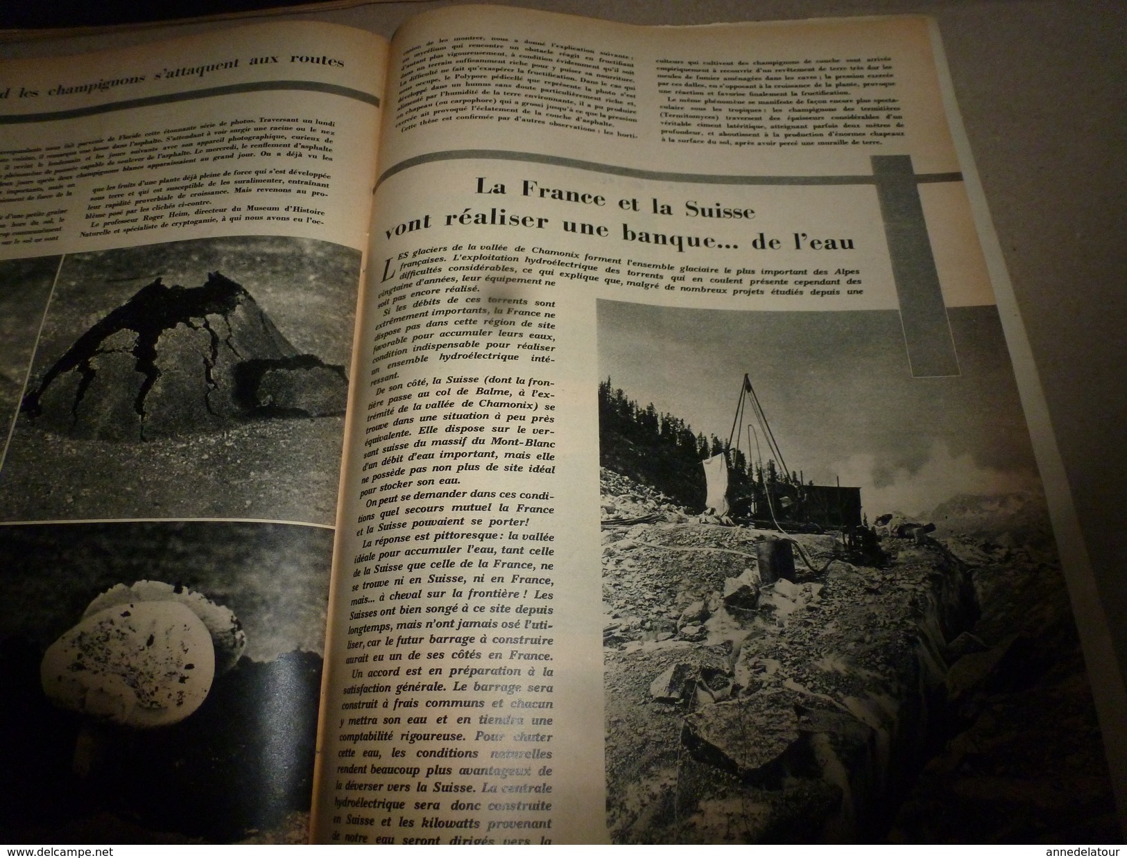 Années 50  SETA : Légende et mystère du GUI ; Les Aztèques ; Turbine révolutionnaire de la Rance; Les PAPILLONS; etc