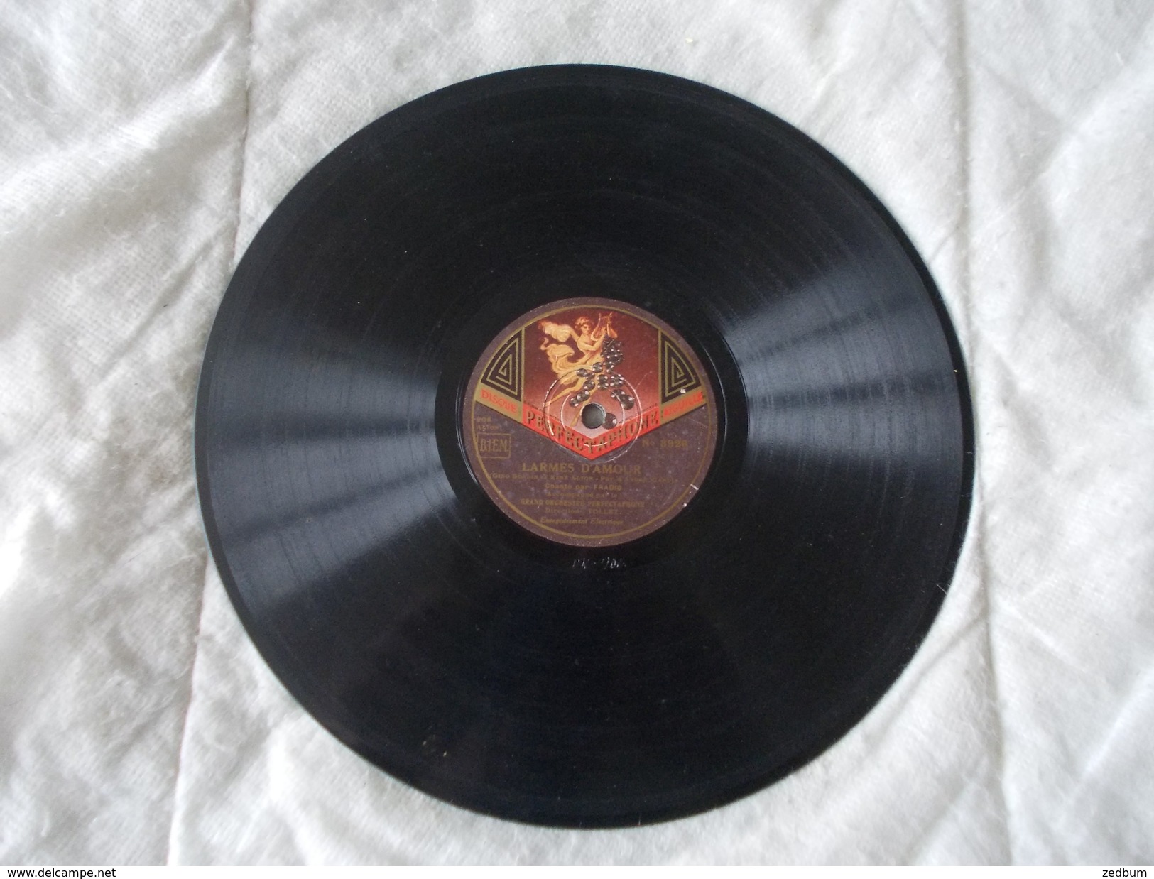 78T - Vagabond D'amour Et Larmes D'amour Par Fradio Et Orchestre Perfectaphone - 78 Rpm - Gramophone Records