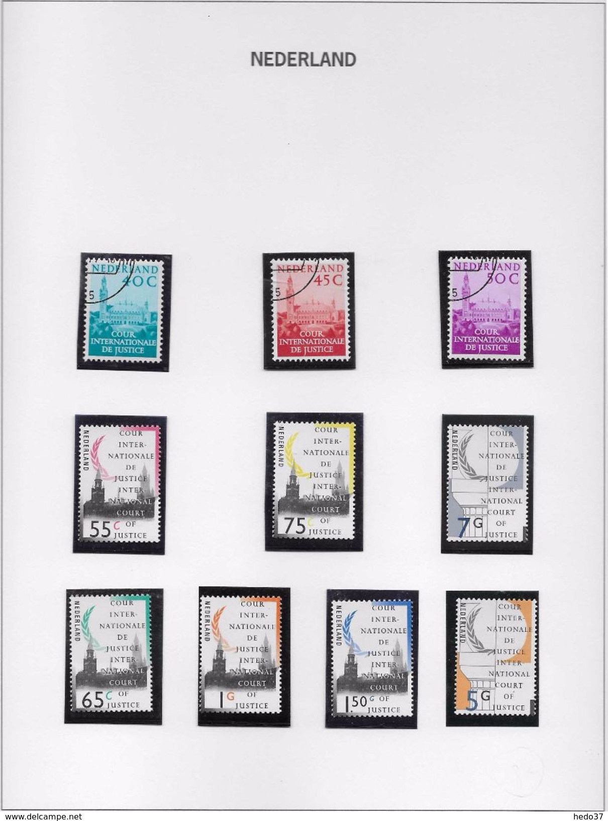 Pays Bas - Collection Vendue Page Par Page - Timbres Neufs */oblitérés - B/TB - Service