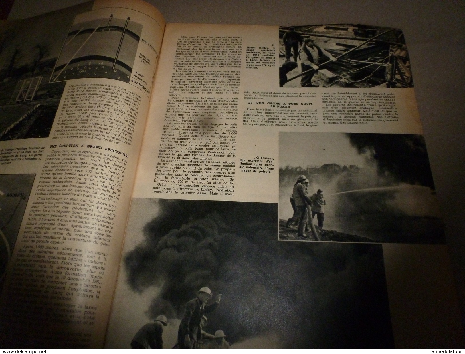 1957 SETA :Supercatastrophe cosmique;LACQ; Pompéï étrusque;Barrage Serre-Ponçon;Céramique ,électronique et aviation;etc