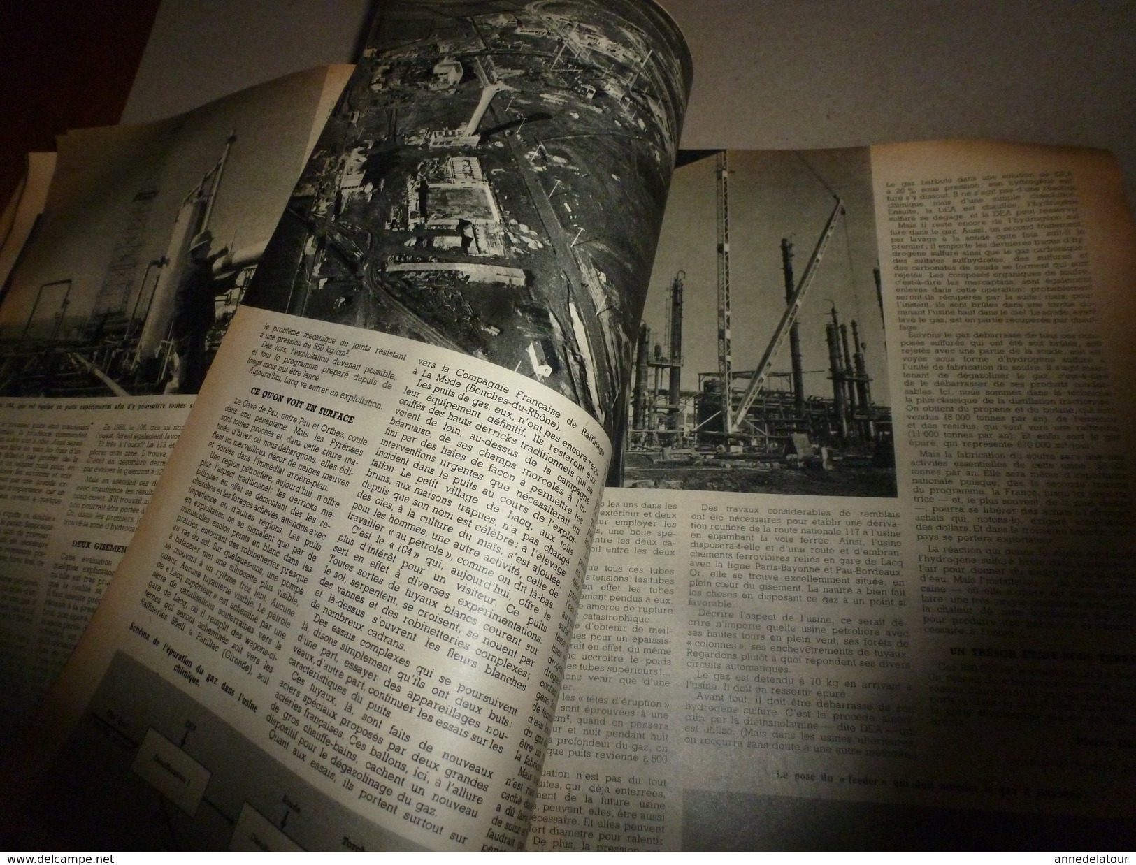 1957 SETA :Supercatastrophe cosmique;LACQ; Pompéï étrusque;Barrage Serre-Ponçon;Céramique ,électronique et aviation;etc