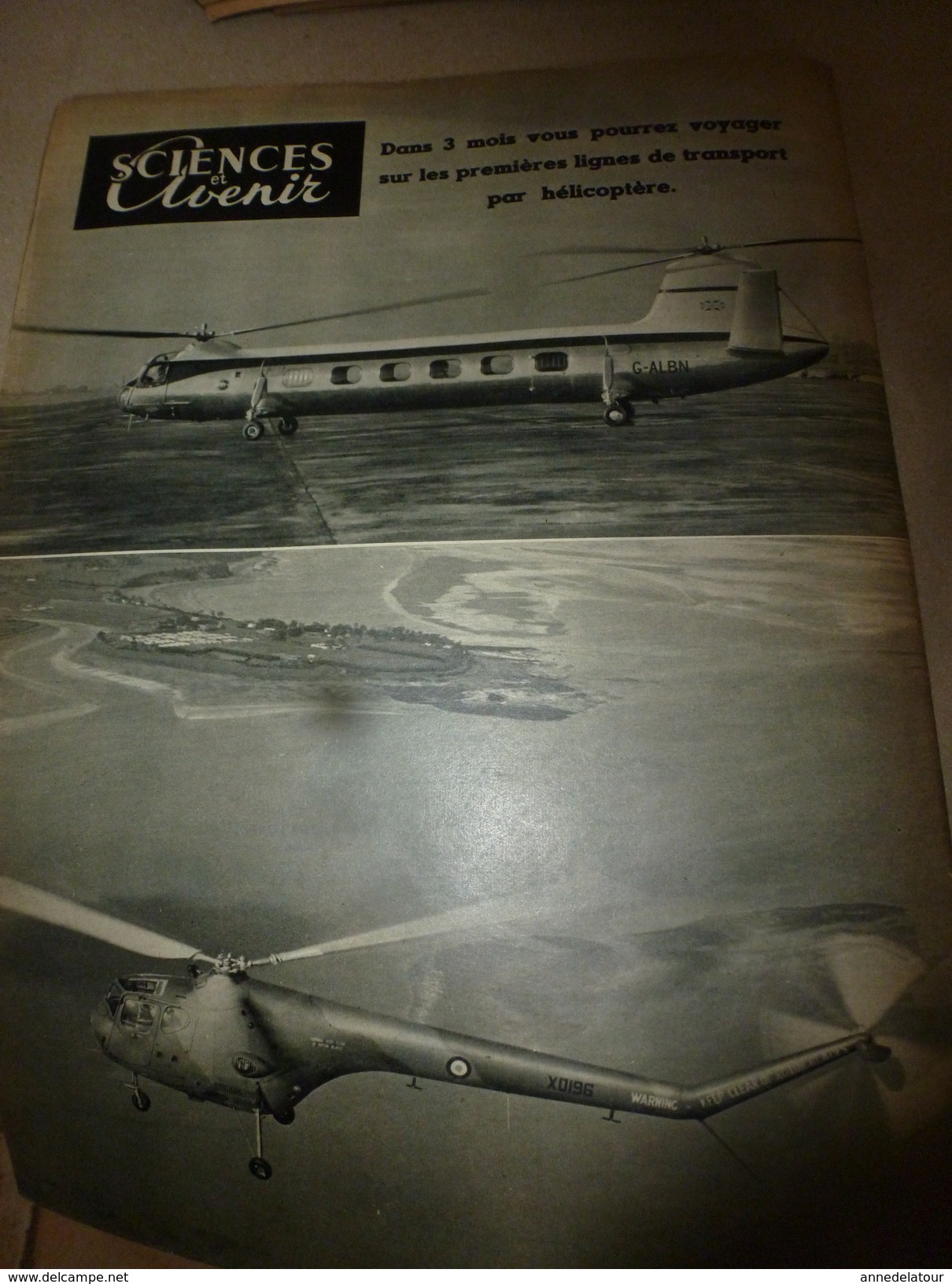 1953 SETA :Marsupiaux;Labo-FOUDRE;Chirurgie cardiaque;Alimentation An-2000)Sites préhistoriques-France;Hélico-Transport