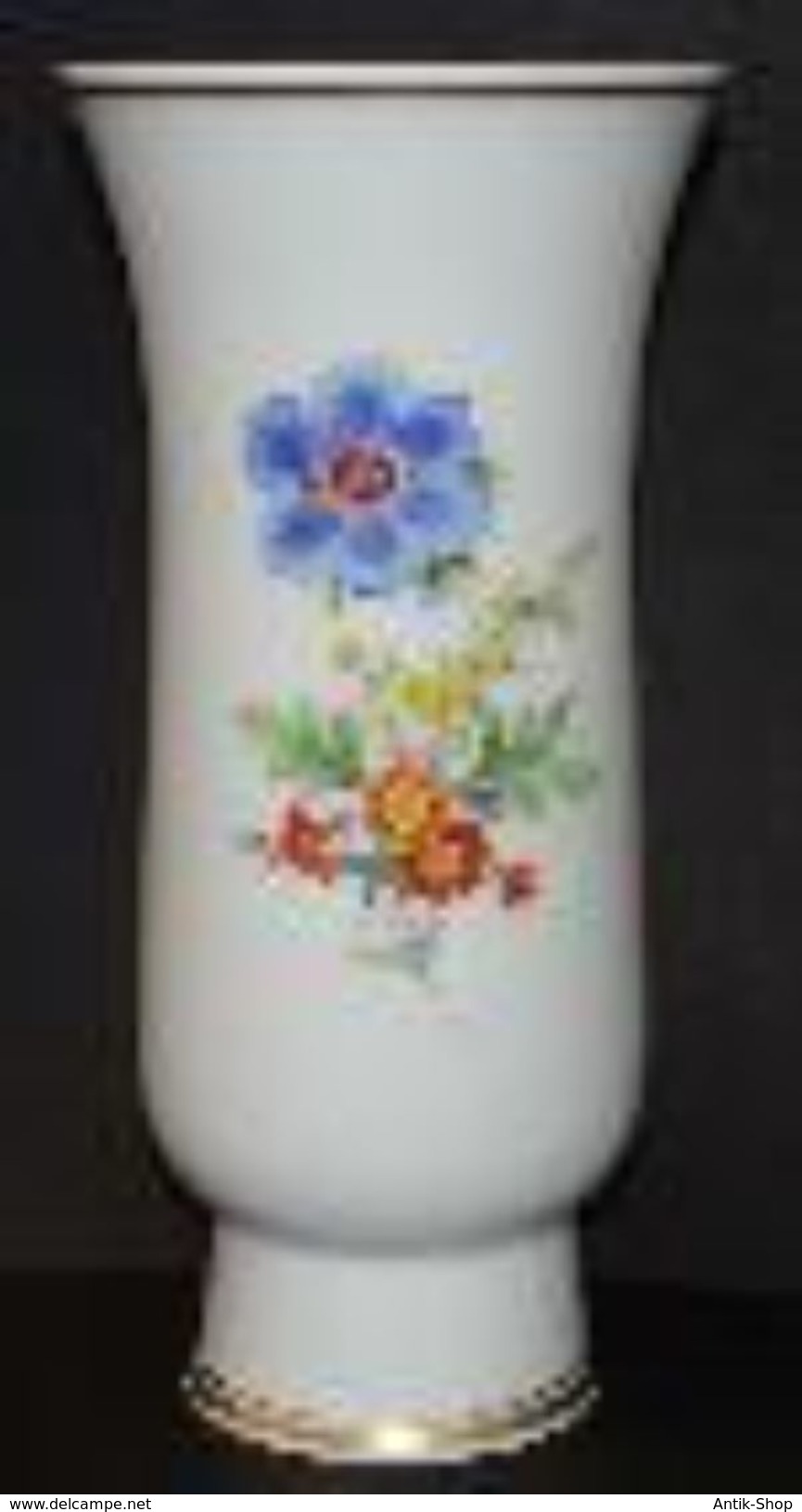 Vase Mit Blumenmuster - MEISSEN  (501) Preis Reduziert - Meissen (DEU)