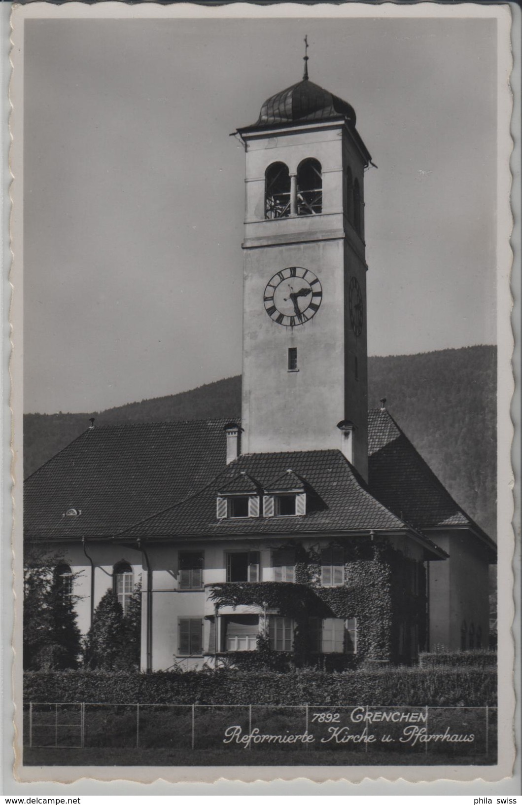 Grenchen - Reformierte Kirche Und Pfarrhaus - Photo: Perrochet-Matile - Autres & Non Classés