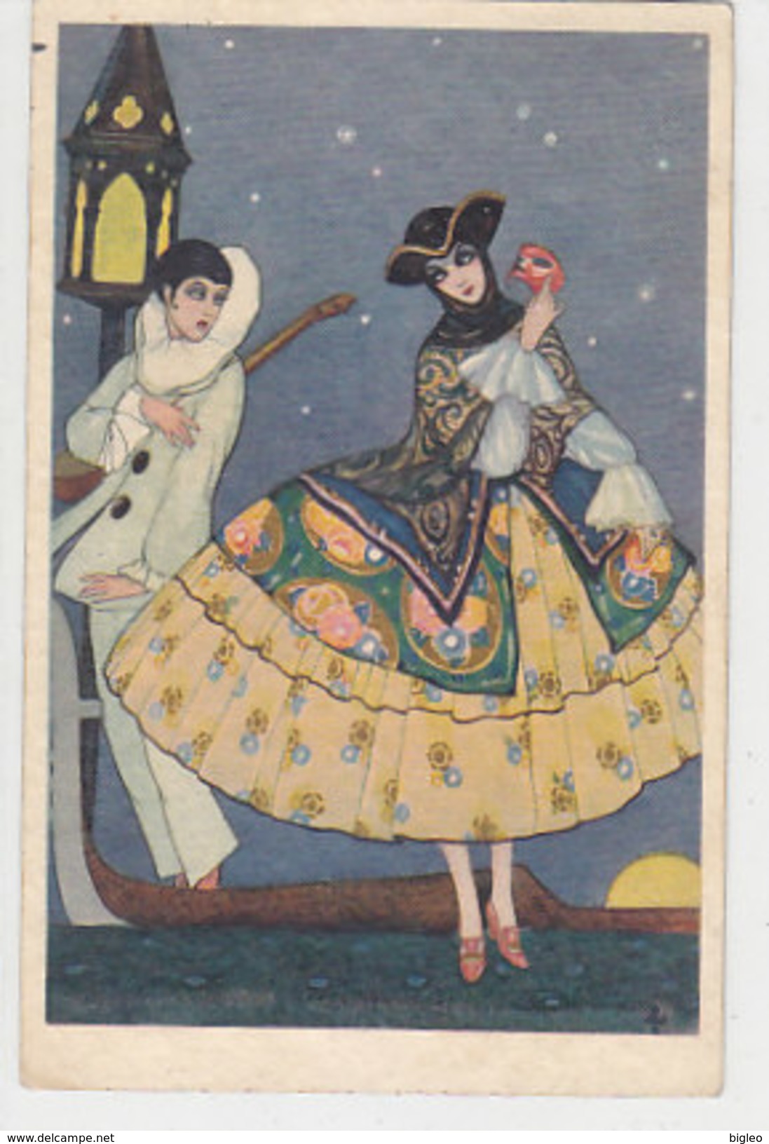 Pierrot - Künstlerkarte - 1935      (A-47-160212) - 1900-1949