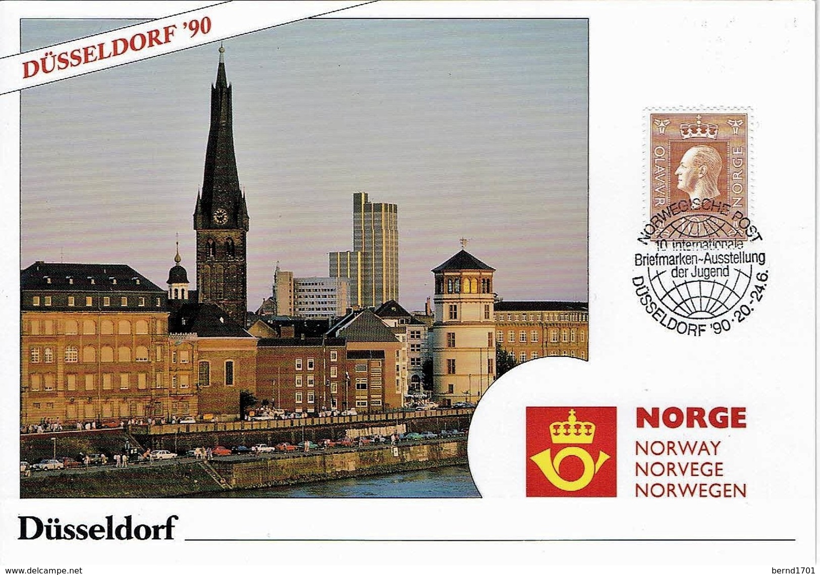 Norwegen / Norway - Sonderbeleg / Special Document (O664) - Briefe U. Dokumente