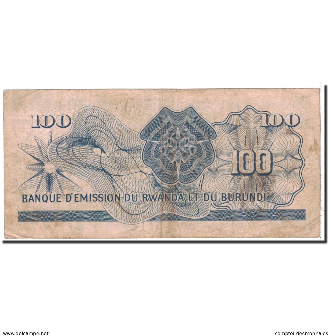 Billet, Rwanda-Burundi, 100 Francs, 1960, 1960-09-15, KM:5a, TTB - Rwanda