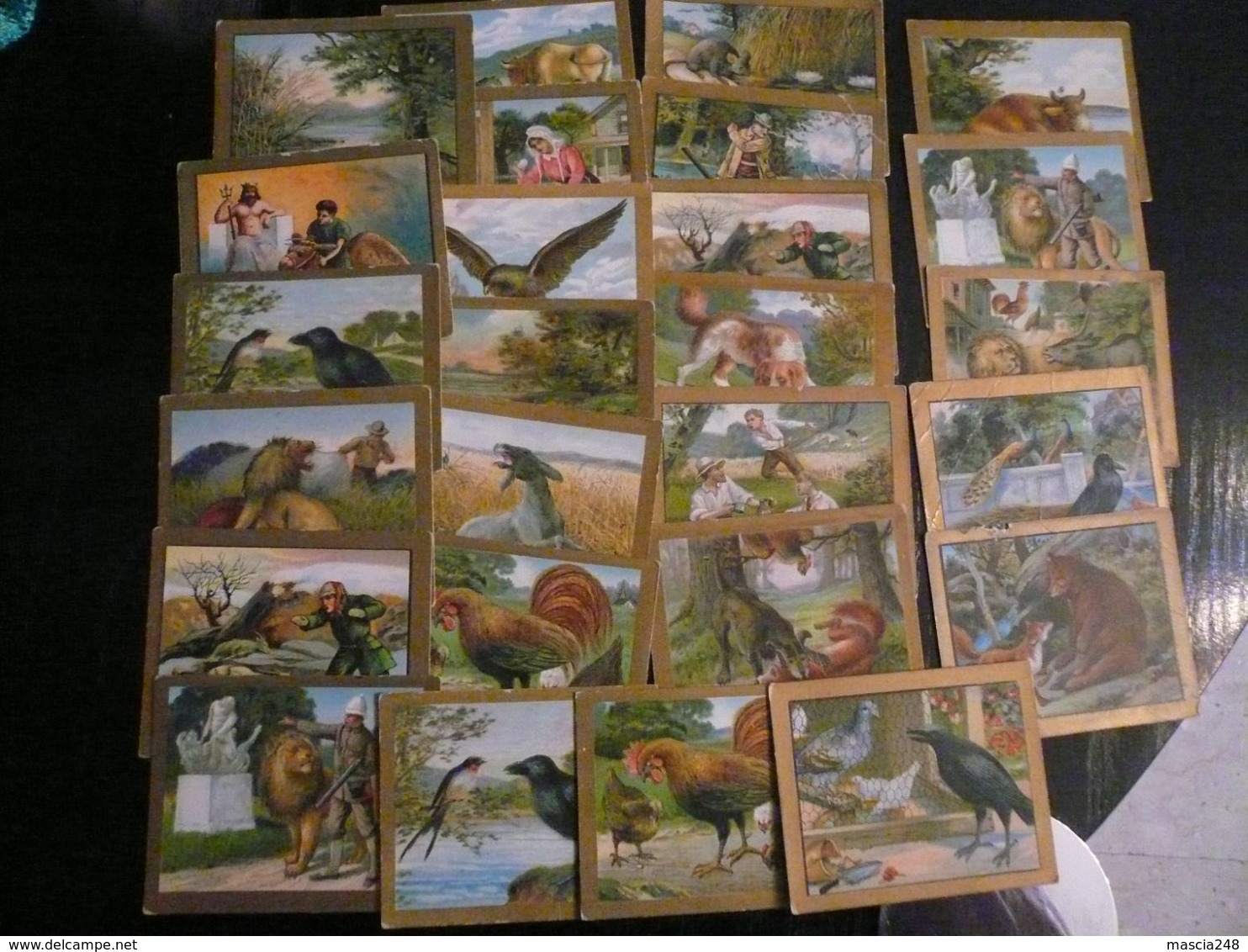 Old Cigarette Cards Lot (2) - N° 26 Turkish Trophies Cards Fable Series Anargyros - Werbeartikel