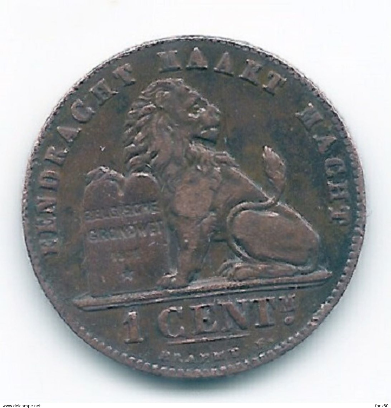 LEOPOLD II * 1 Cent 1894 Vlaams * Z.Fraai / Prachtig * Nr 9501 - 1 Centime