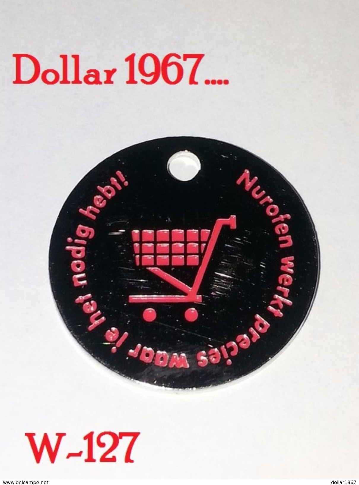 Shopping Carts / Winkelwagentjes / Jeton De Caddie -  Netherlands  - Ache ? Nurofen /  Pijn ? Nurofen - Trolley Token/Shopping Trolley Chip