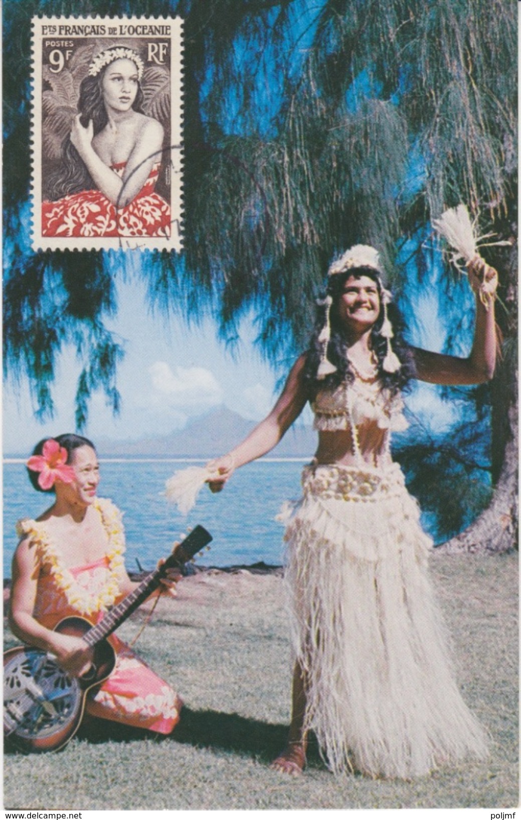 N° 203 (jeune Fille De Bora Bora) Sur Carte Maximum. Papeete - Sonstige - Ozeanien