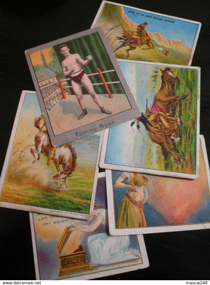 Old Cigarette Card Lot (12) - 6 Mix  Cards - Advertising Items