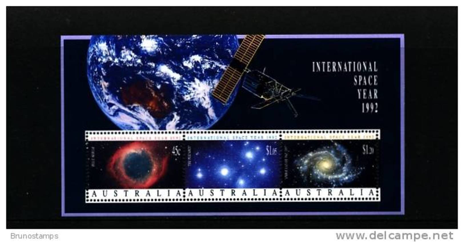 AUSTRALIA - 1992  INTERNATIONAL  SPACE YEAR  MS  MINT NH - Blocchi & Foglietti