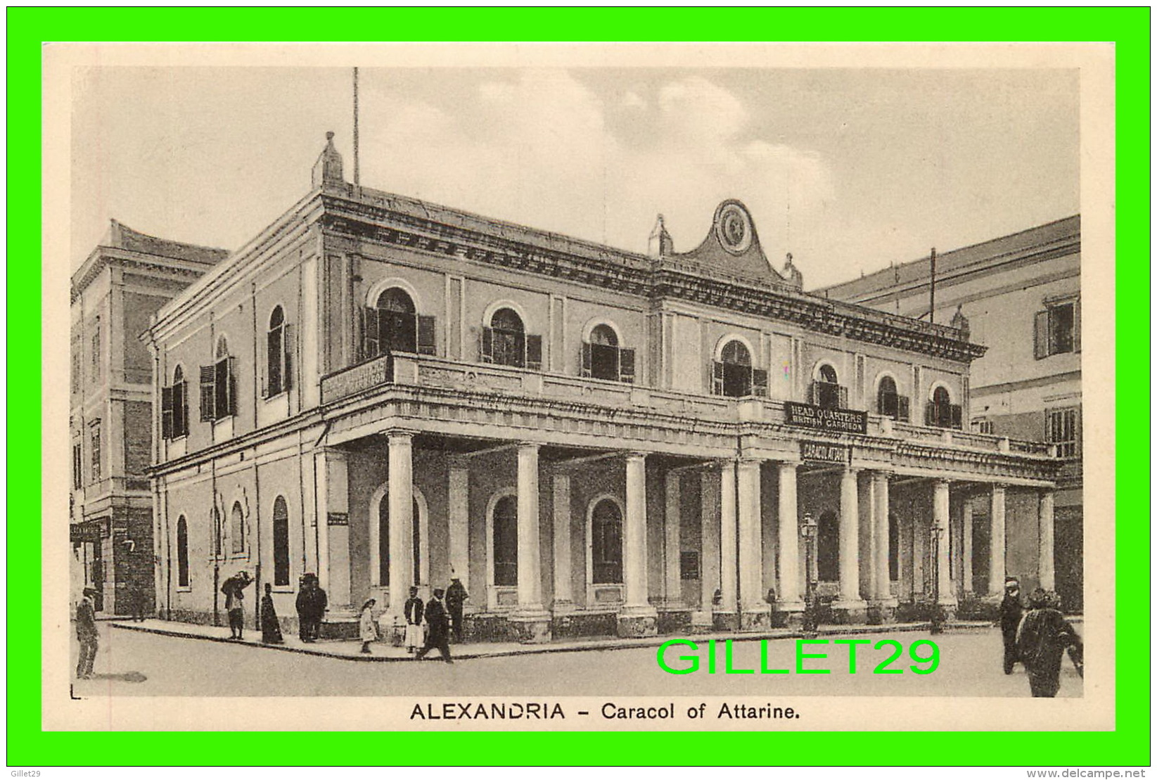 ALEXANDRIA, EGYPTE - CARACOL OF ATTARINE - ANIMÉE  -  THE CAIRO POSTCARD TRUST - - Alexandrie