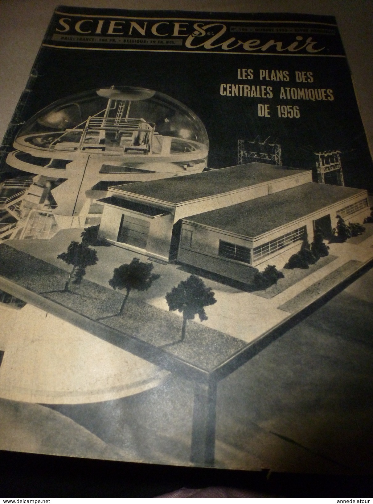 1955 SETA : Plans Centrales Atomiques;Avion LE CARAVELLE;L'HYDRO-ELECTRIQUE De Russie;Trains Télécommandés;Entomologie - Wissenschaft