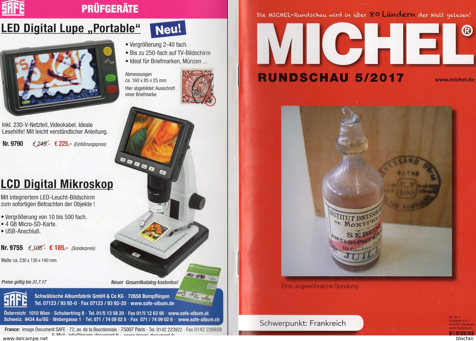 Stamp Magacine Rundschau MICHEL 5/2017 6&euro; With New Stamps Of The World Catalogue Of Germany ISBN 978-3-95402-600-5 - Duits