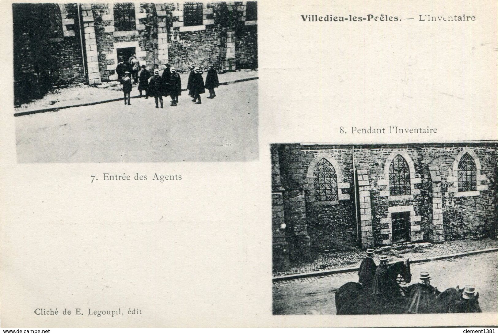 Villedieu L'inventaire 7 - 8 Carte Rare - Villedieu