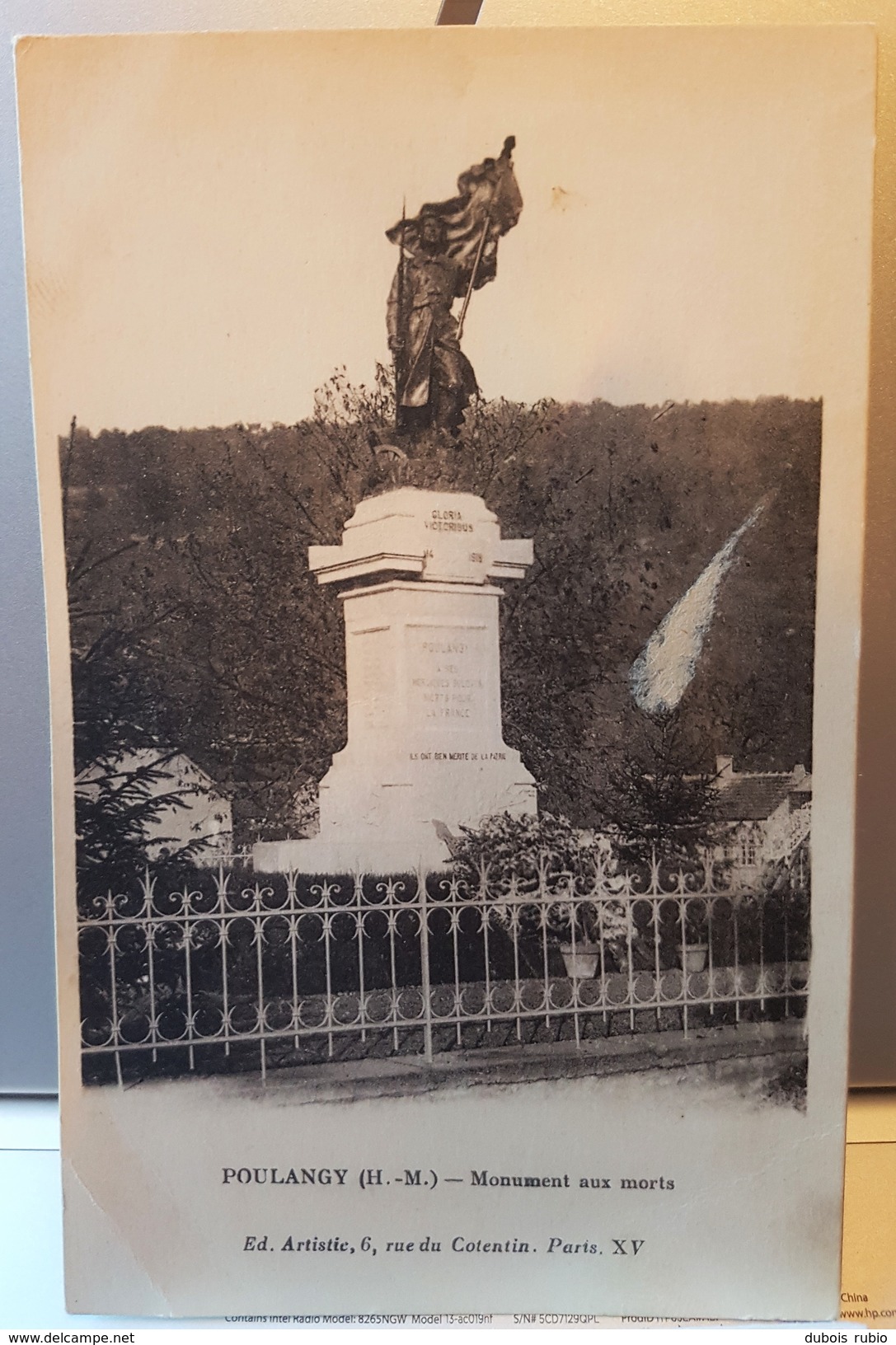 POULANGY Monument Aux Morts Ed Artistic - Autres & Non Classés