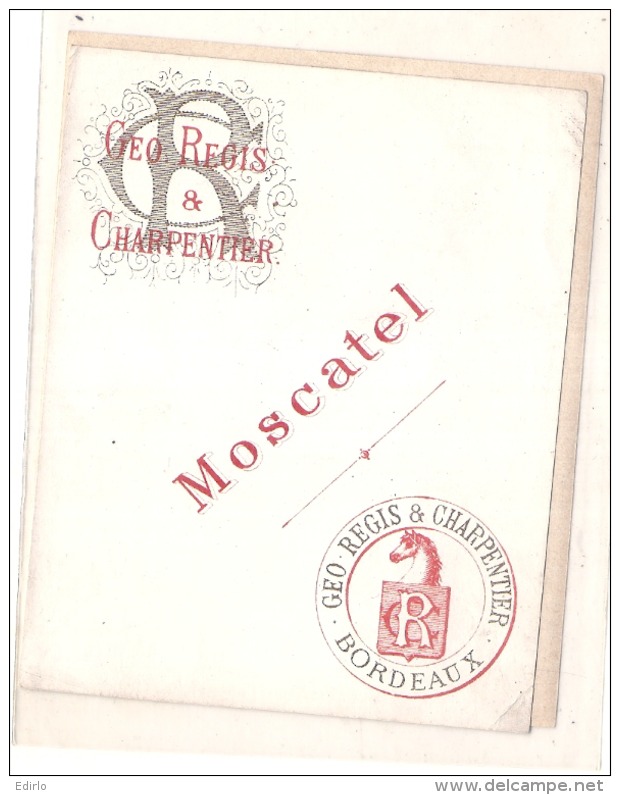 Moscatel Geo Regis 1890/1920 - Whisky