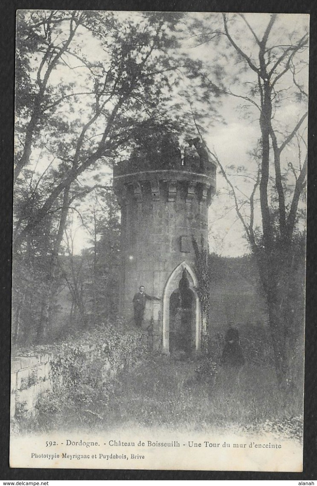 BOISSEUILH Rare Une Tour Du Château (Meyrignac Et Puydebois) Dordogne (24) - Autres & Non Classés