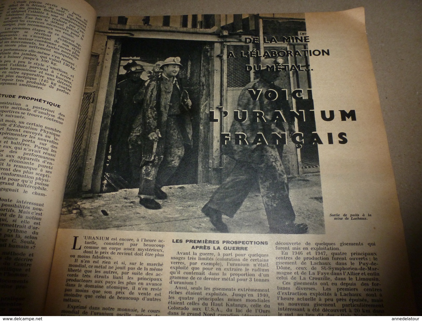 1955 SETA :Avenir des mathématiques;Uranium en France;Caméléon;Faire des diamant de synthèse;Les USA;Les jumeaux;etc