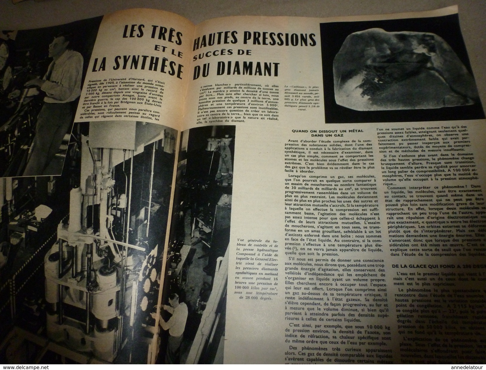 1955 SETA :Avenir des mathématiques;Uranium en France;Caméléon;Faire des diamant de synthèse;Les USA;Les jumeaux;etc