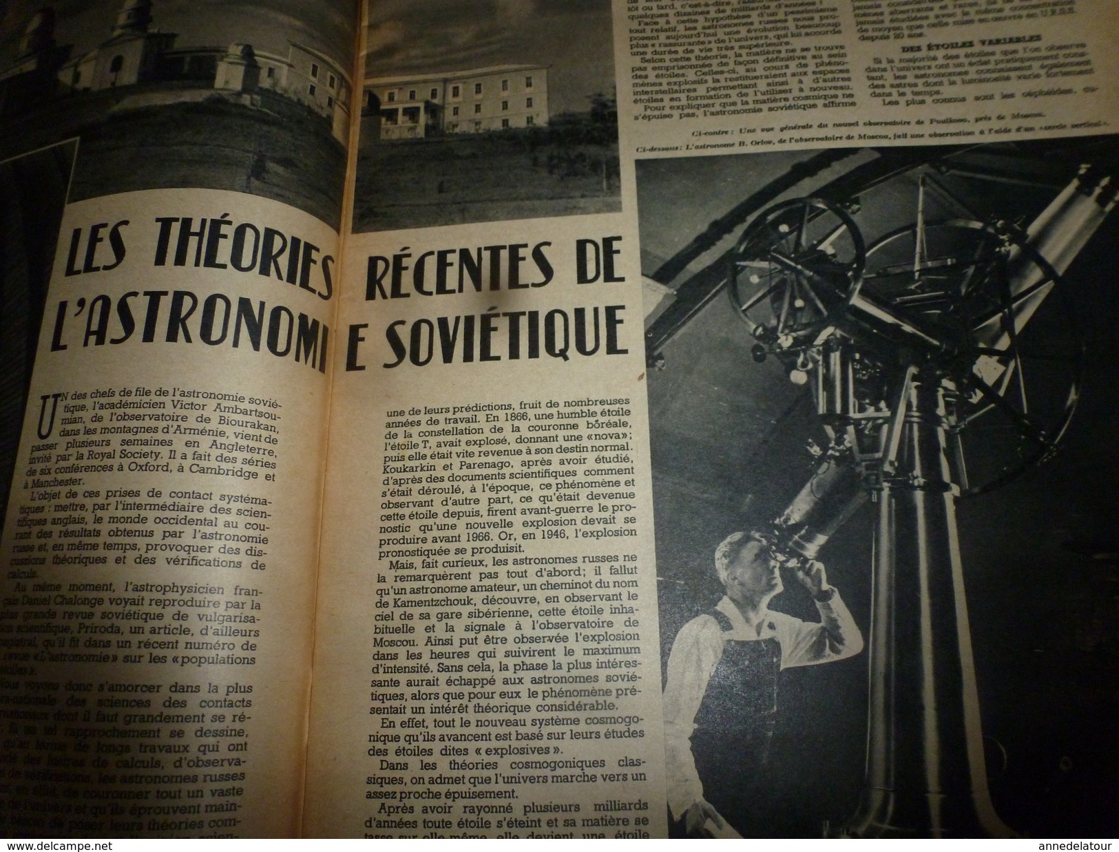 1955 SETA :Astronomie Soviet;Origine Du Blé;Gyroscope A Lames Vibrantes;St-Laurent (USA);Problème Des Hybrides;etc - Ciencia