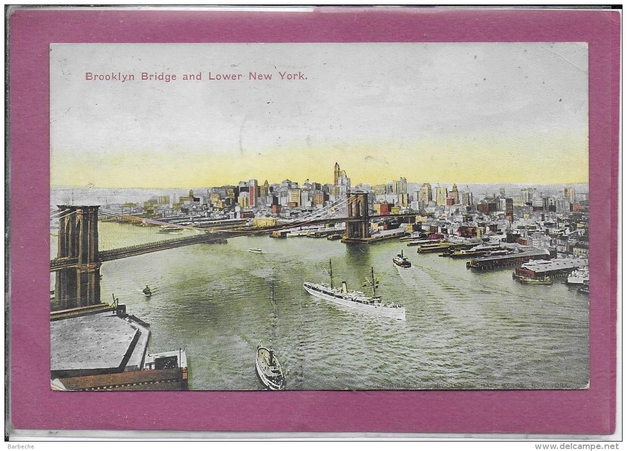 BROOKLYN BRIDGE AND LOWER NEW YORK - Brooklyn